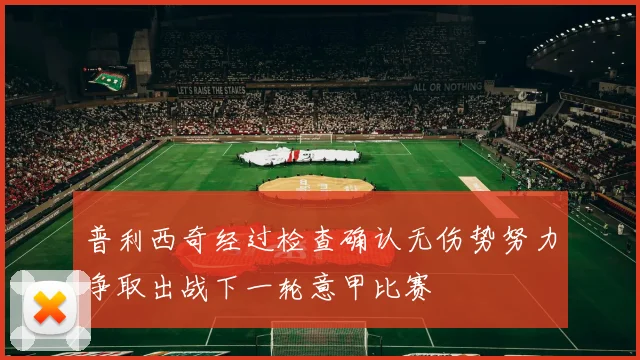 普利西奇经过检查确认无伤势努力争取出战下一轮意甲比赛